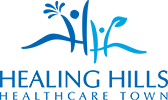 HEALING HILLS Health care town 로고